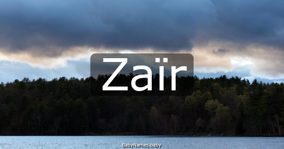 Zaïr