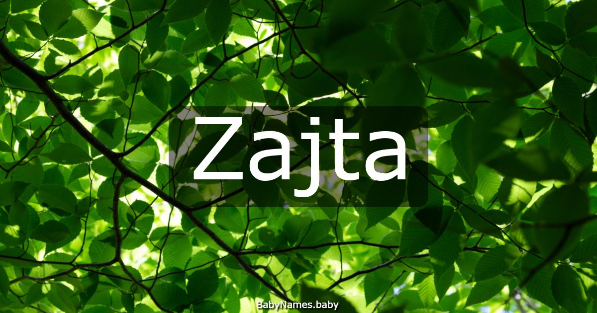 Zajta