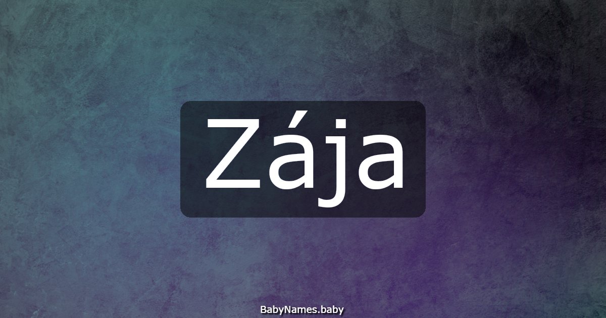 Zája