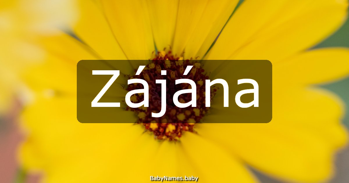 Zájána
