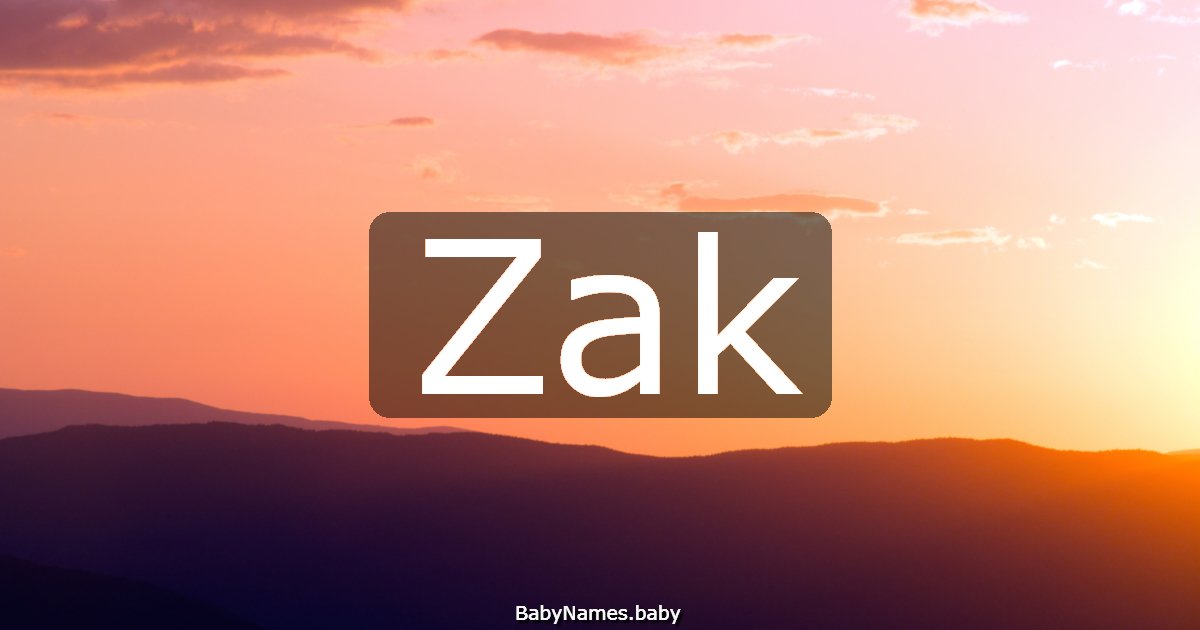 Zak