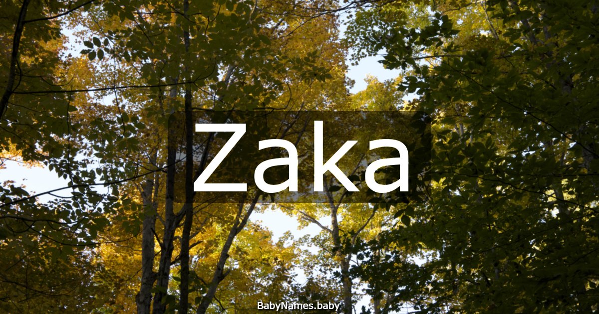 Zaka