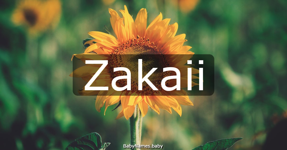 Zakaii