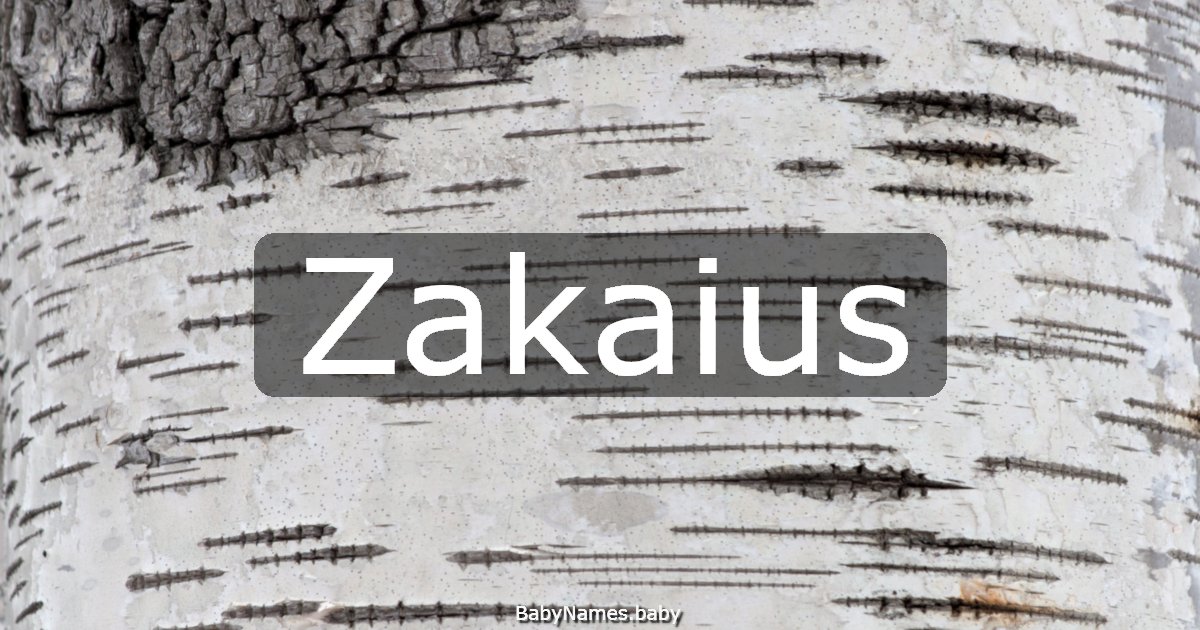 Zakaius