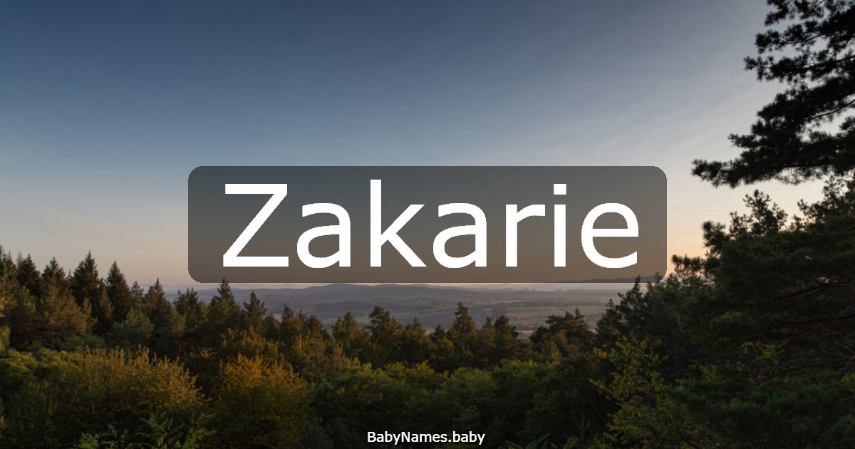 Zakarie