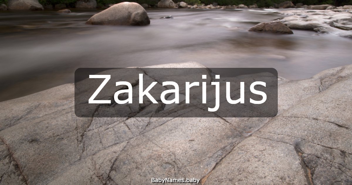 Zakarijus