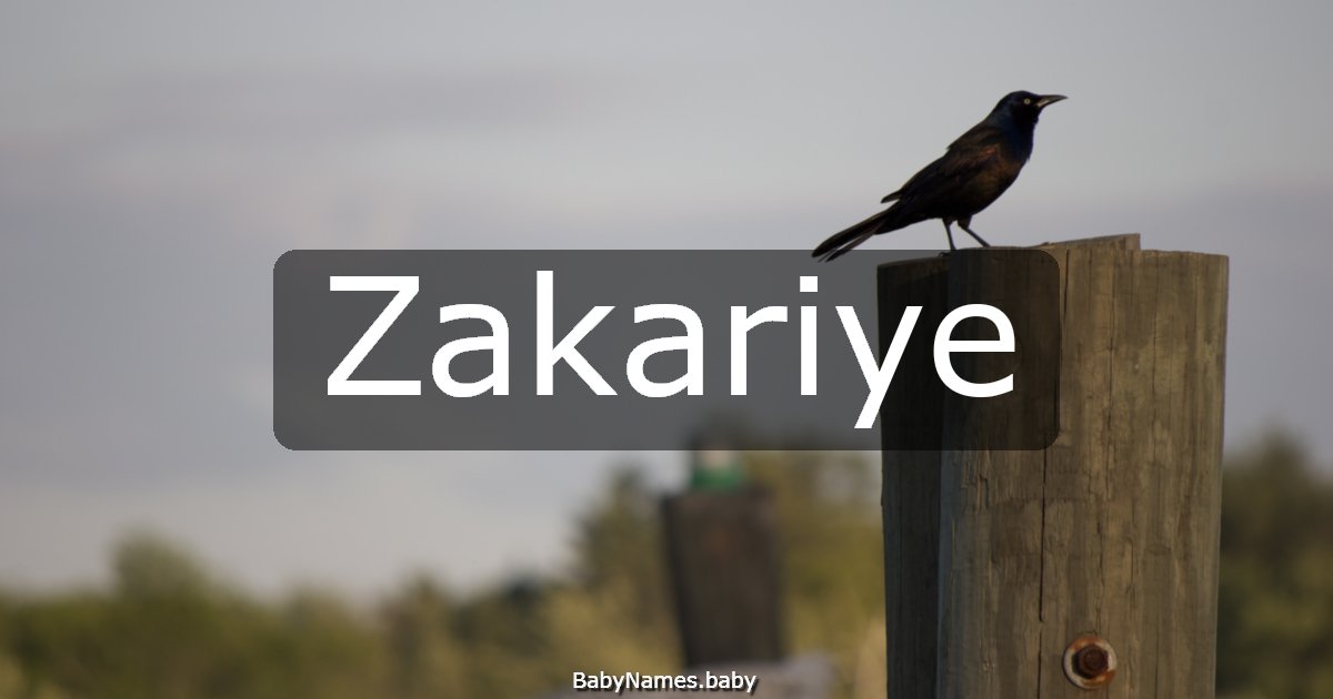 Zakariye