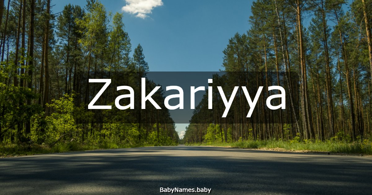 Zakariyya