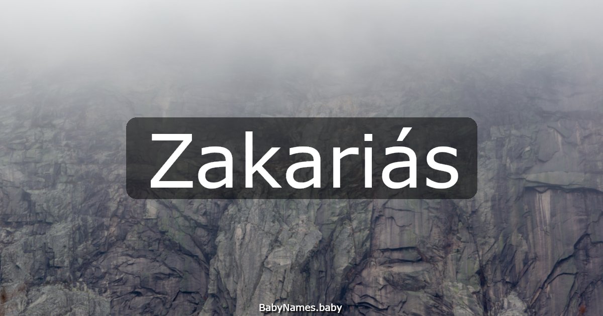 Zakariás