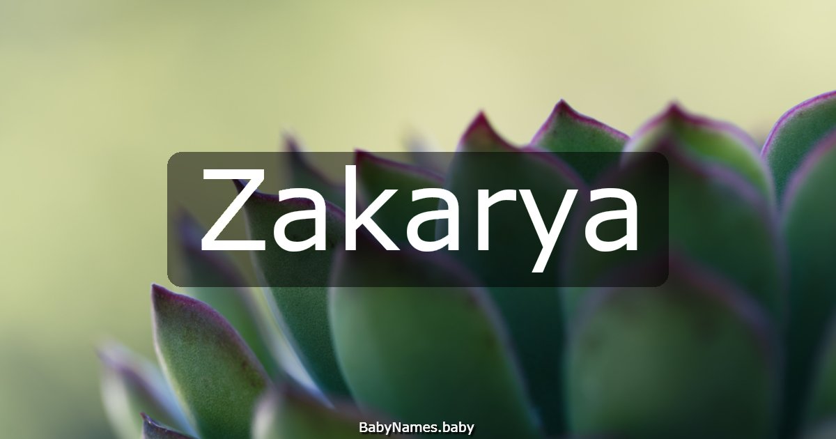 Zakarya
