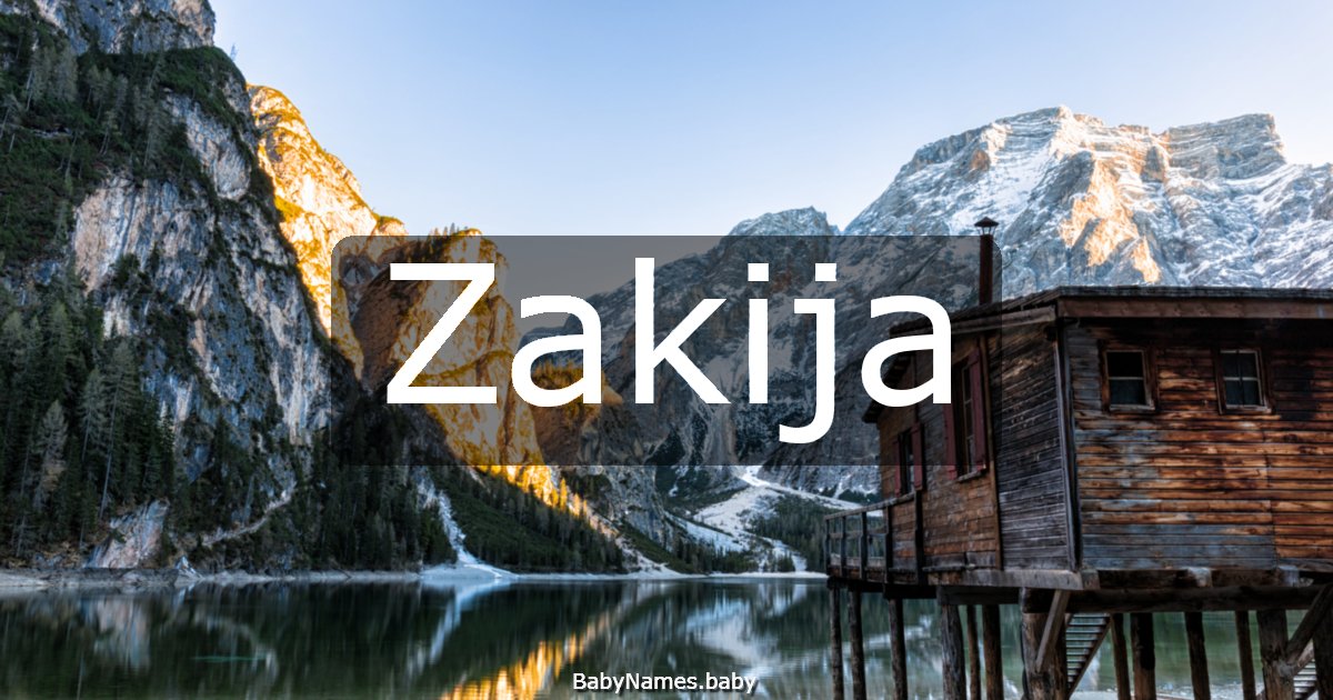 Zakija