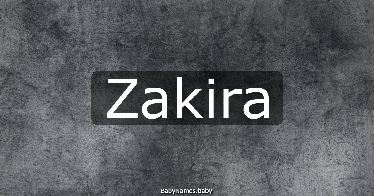 Zakira