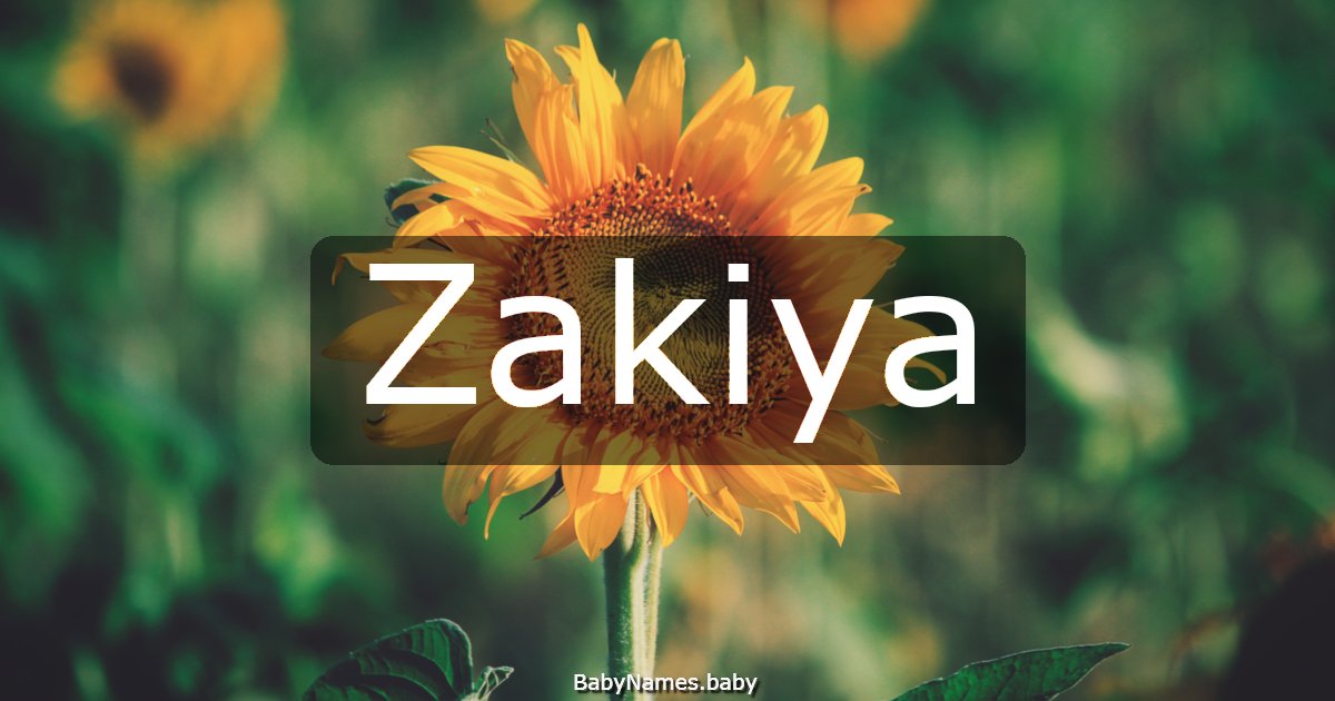 Zakiya