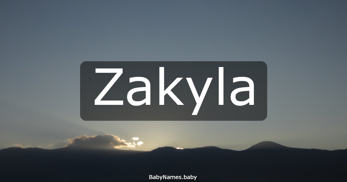 Zakyla