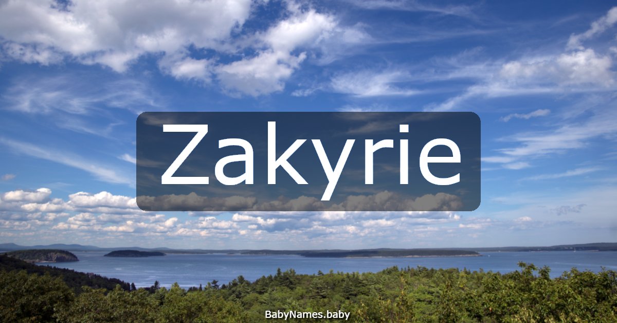 Zakyrie