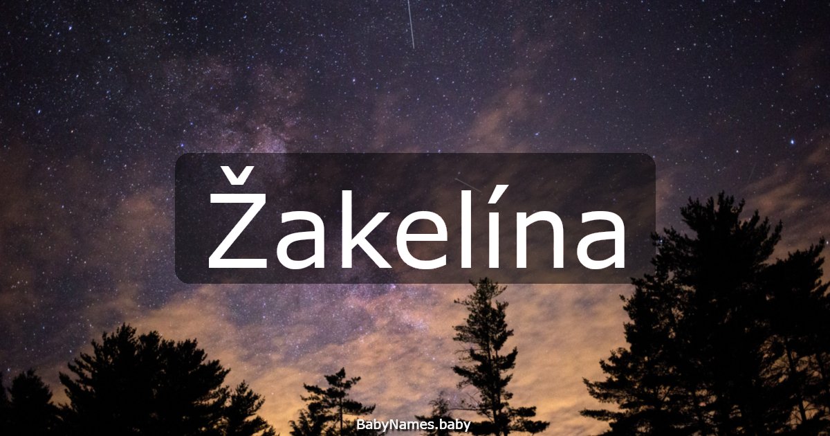 Žakelína