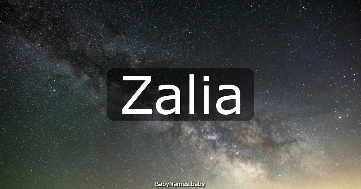 Zalia