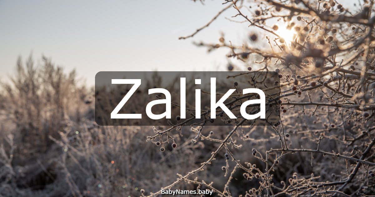 Zalika