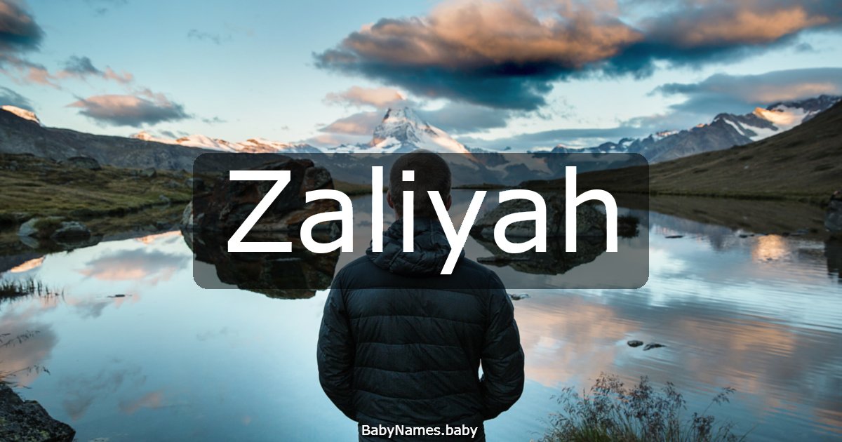 Zaliyah