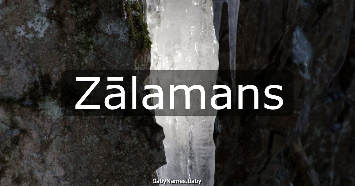 Zālamans