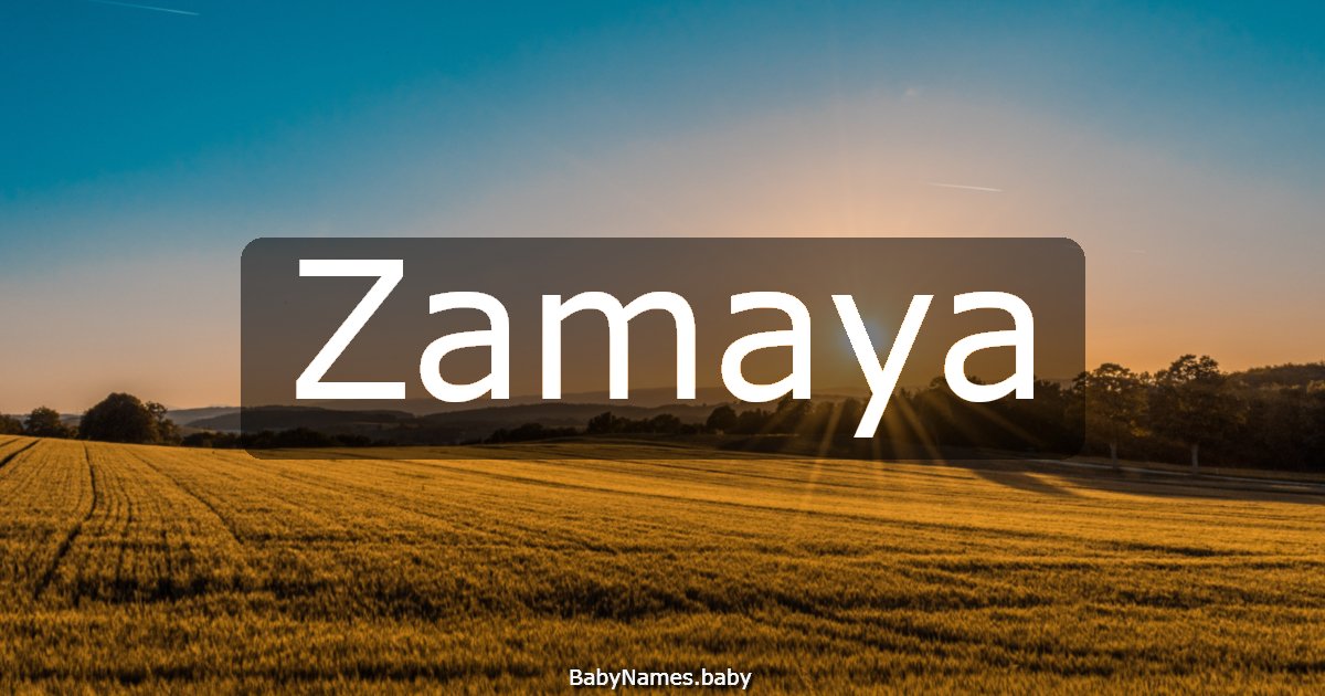 Zamaya
