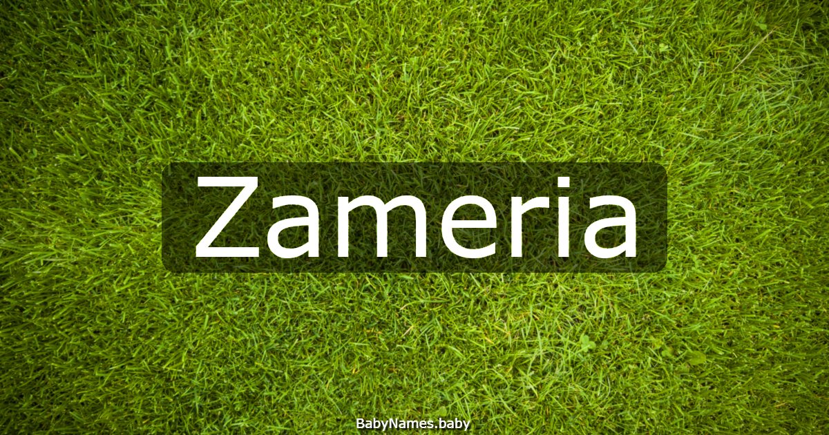 Zameria