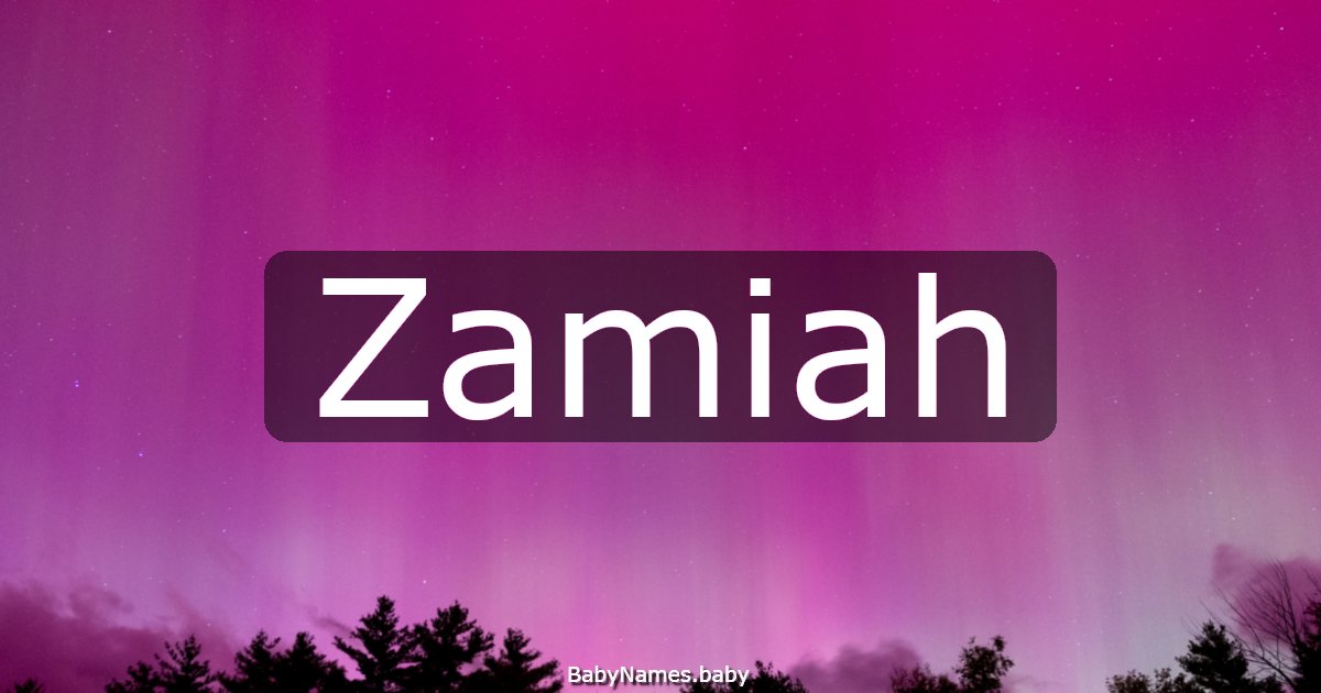 Zamiah