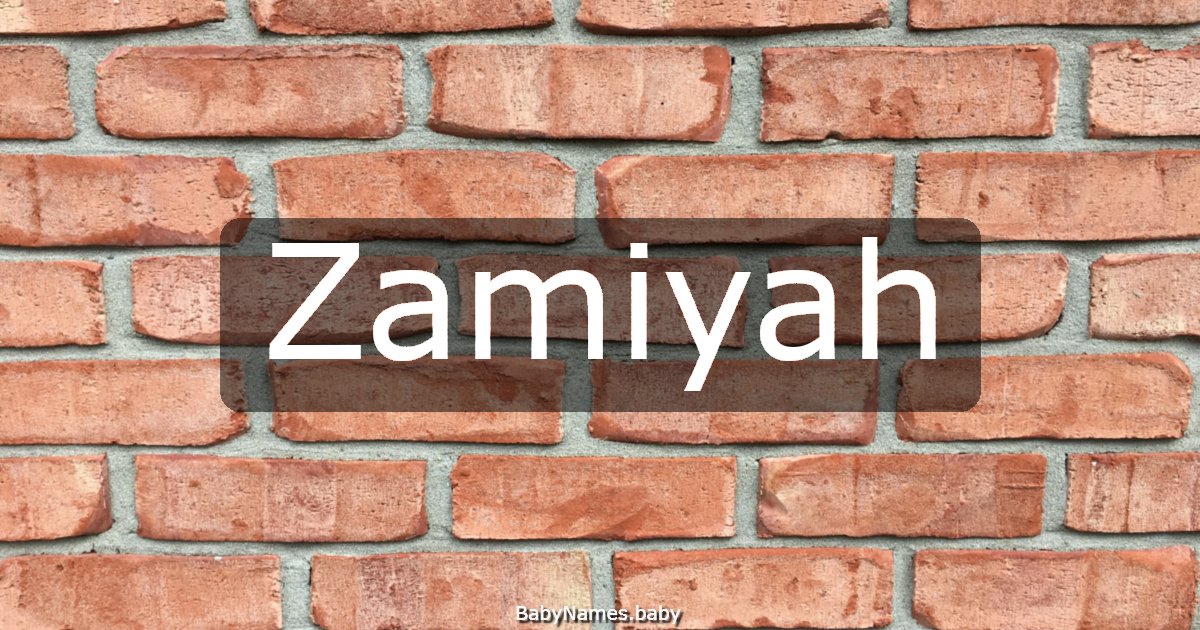 Zamiyah