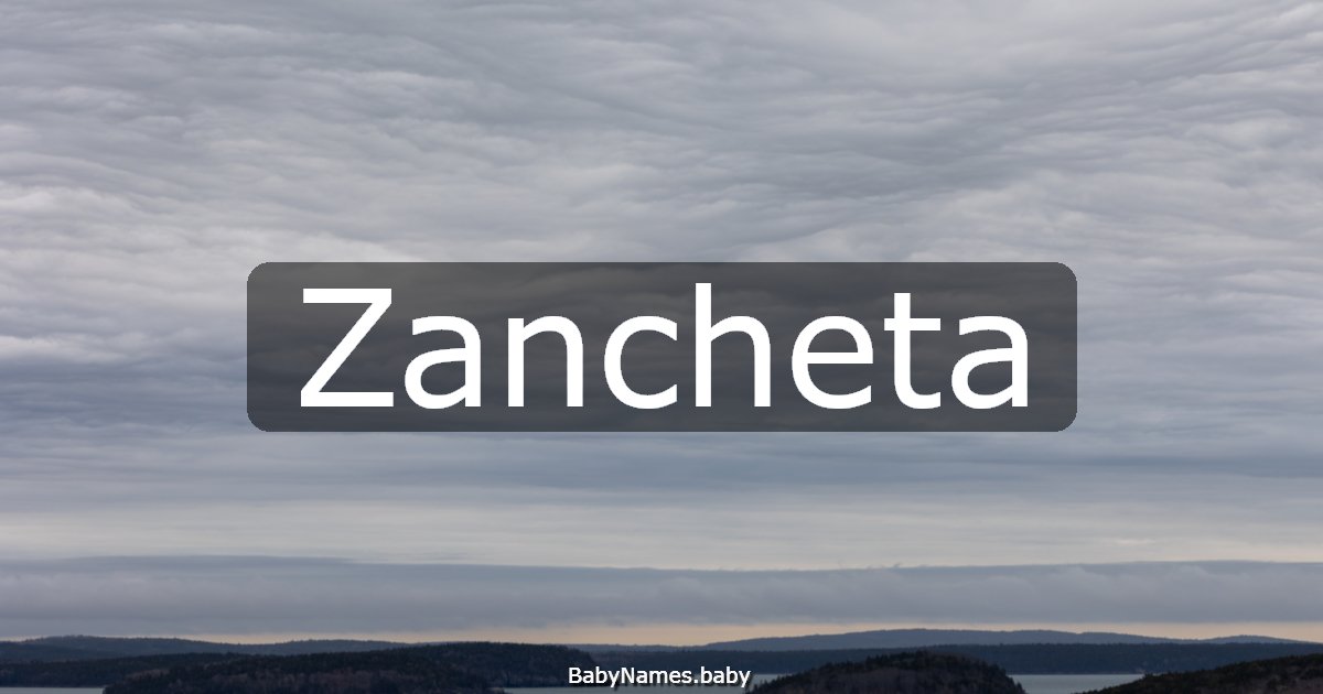 Zancheta