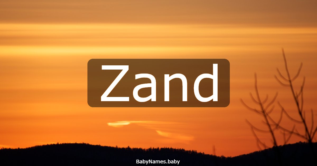 Zand