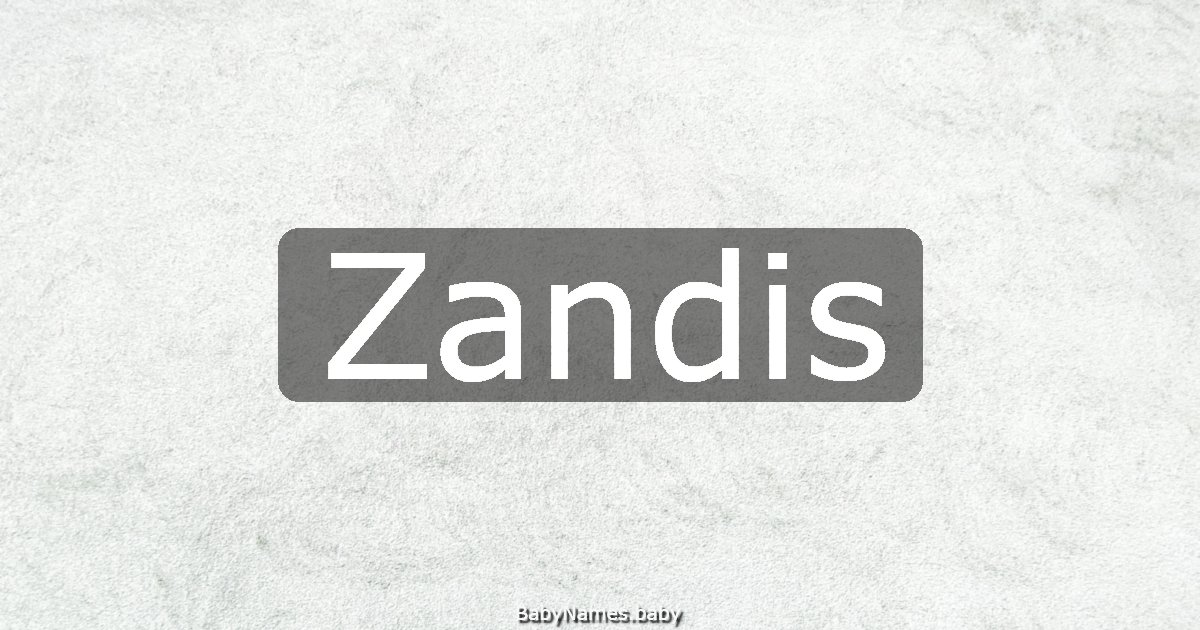 Zandis