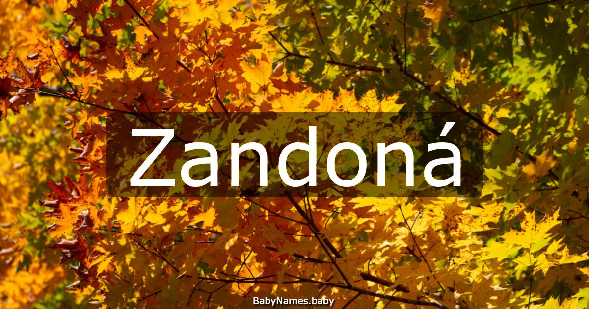 Zandoná