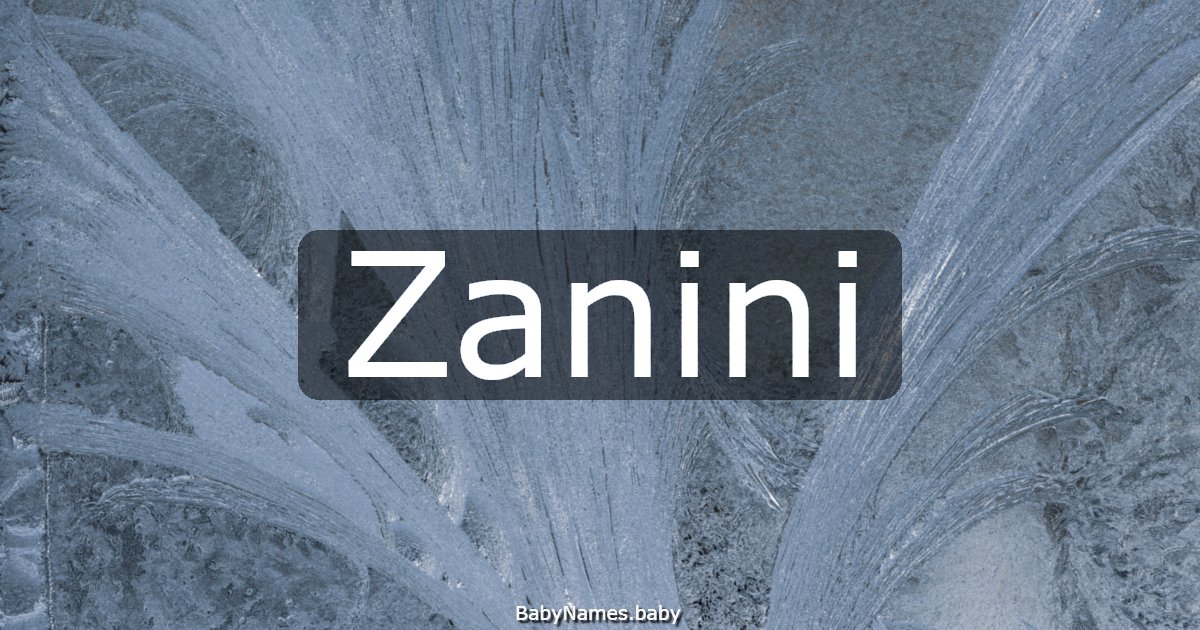 Zanini