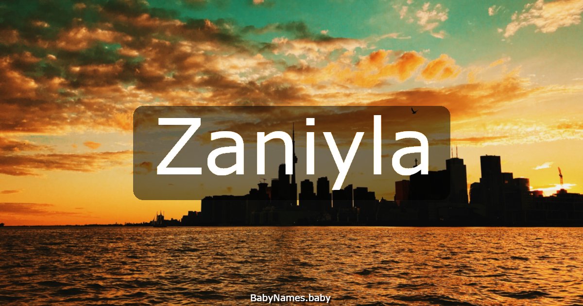 Zaniyla