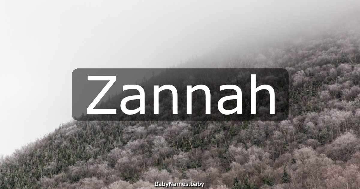 Zannah