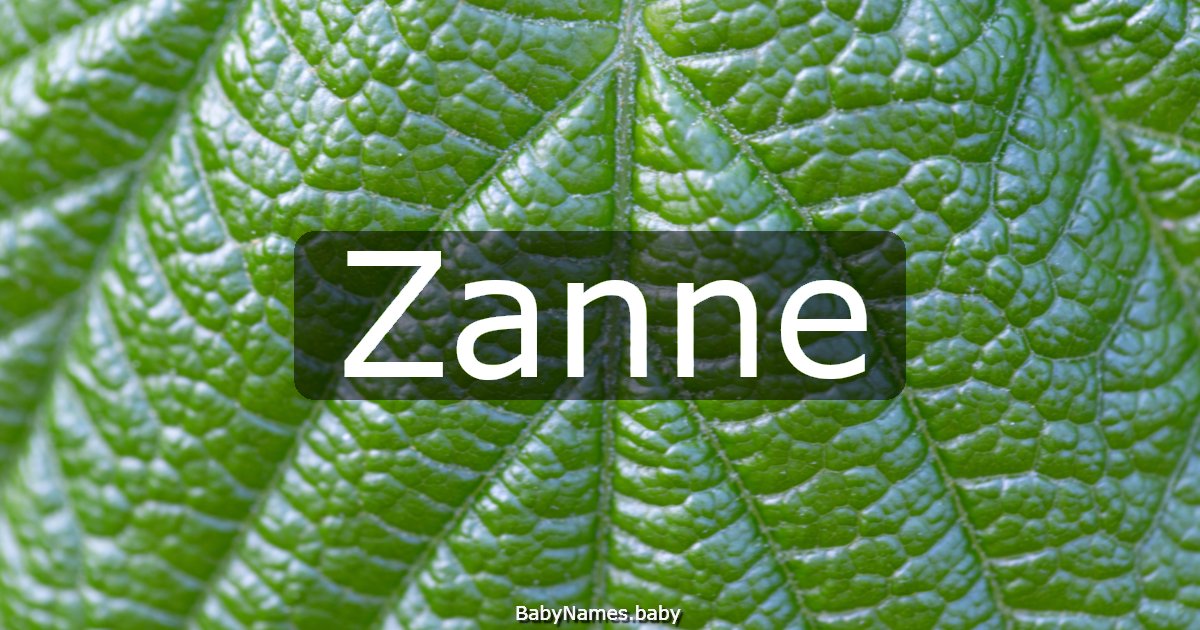 Zanne