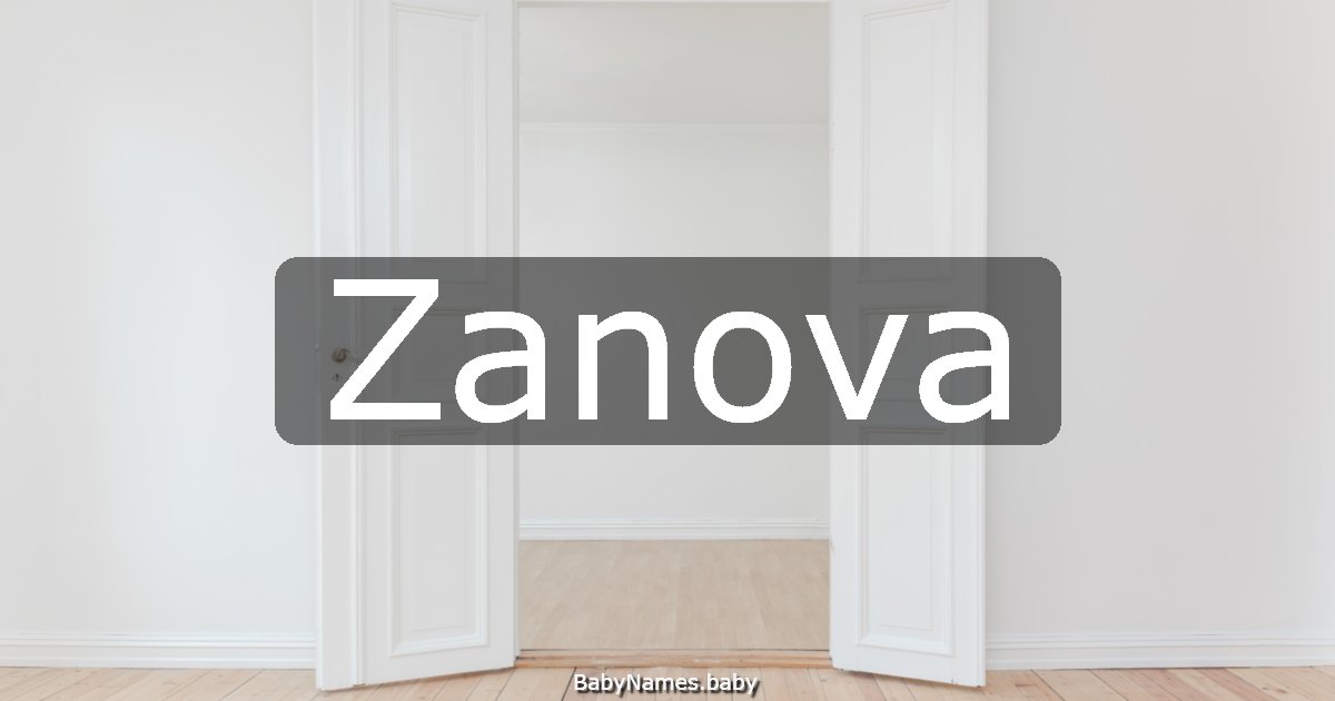 Zanova