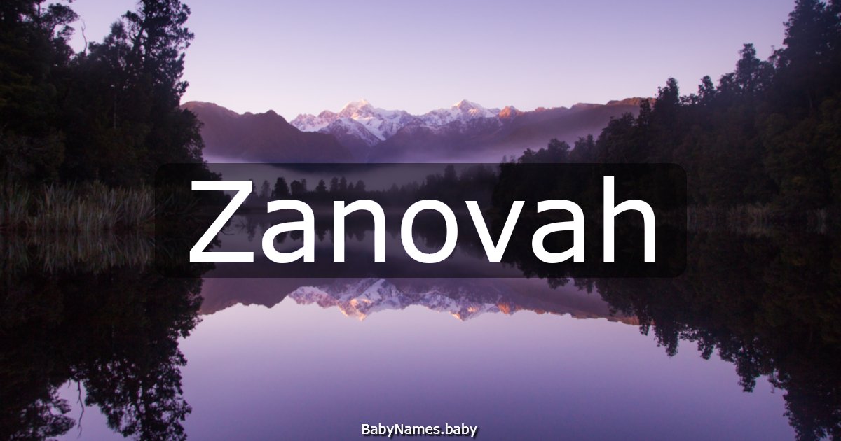 Zanovah