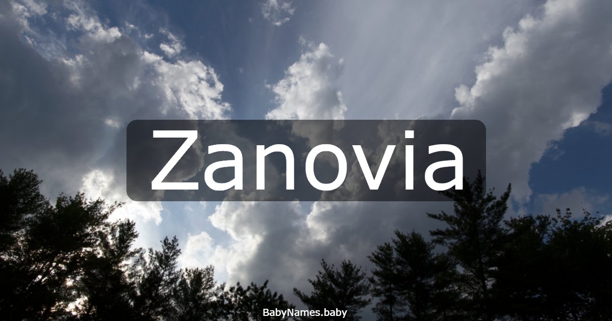 Zanovia