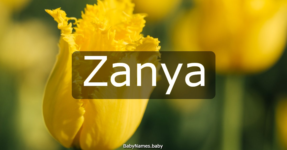 Zanya