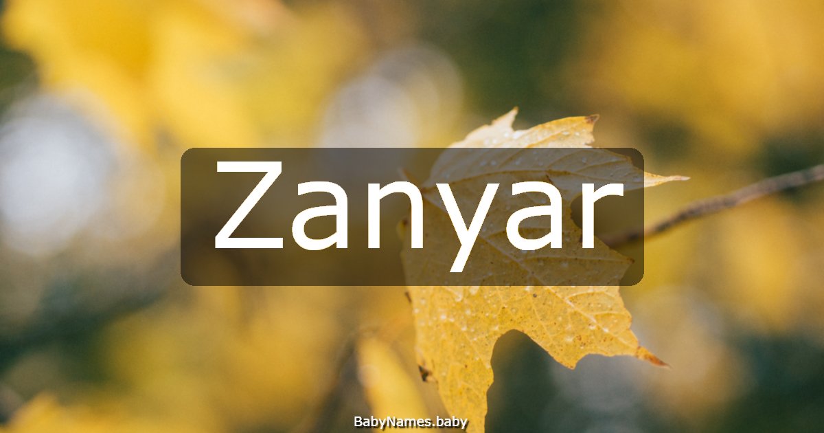 Zanyar