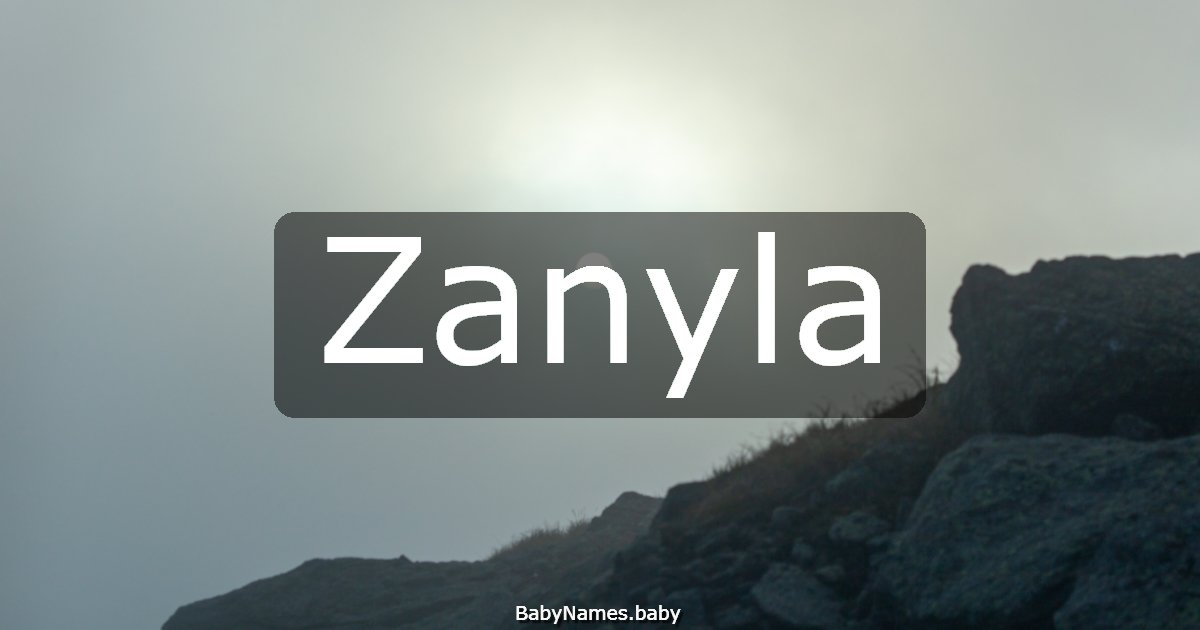 Zanyla