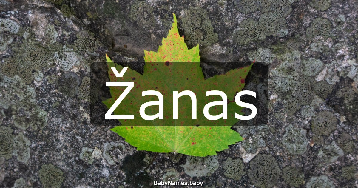 Žanas
