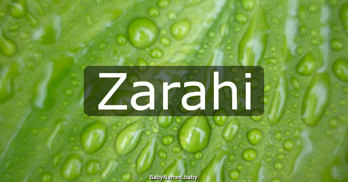 Zarahi