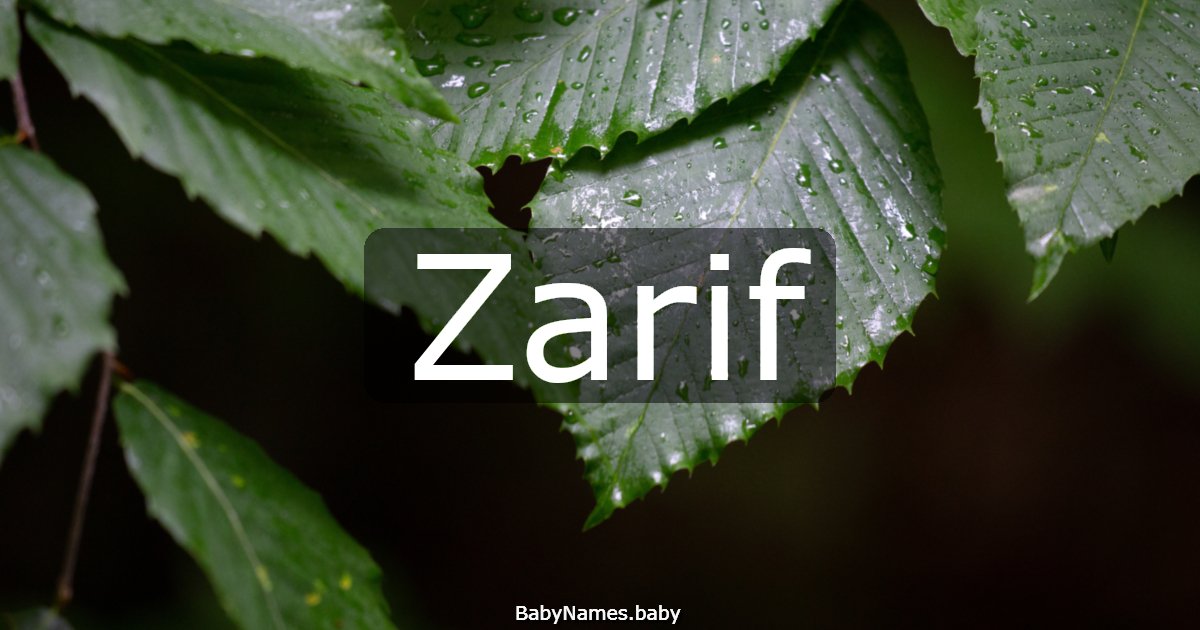 Zarif