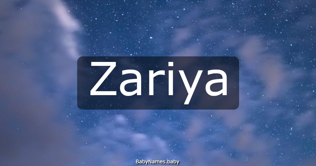 Zariya
