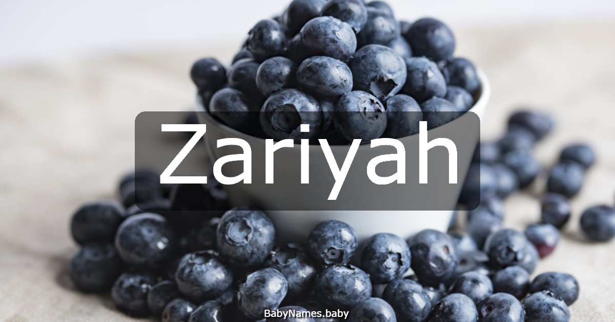 Zariyah