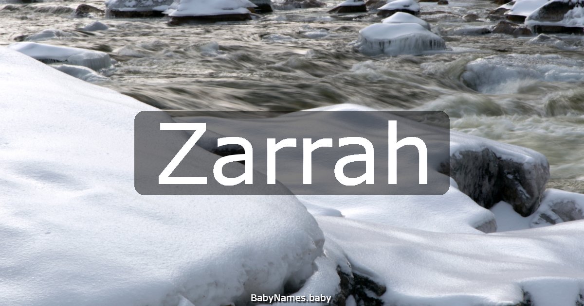 Zarrah
