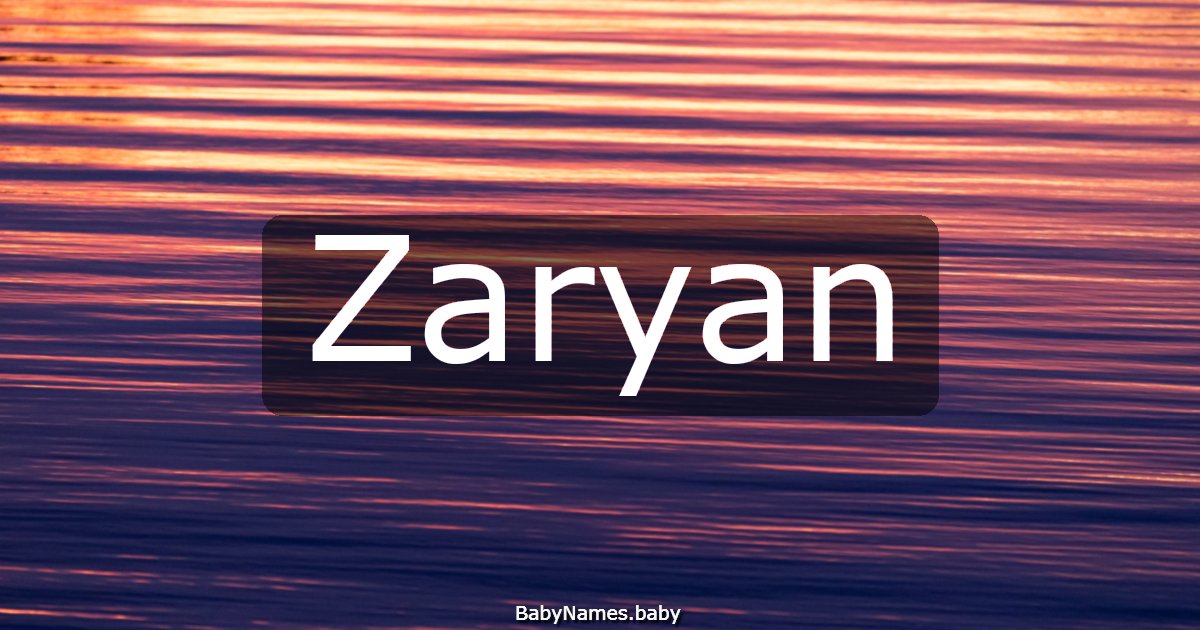 Zaryan