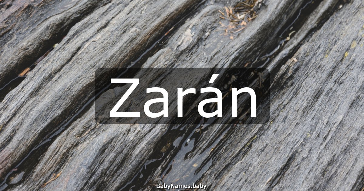 Zarán
